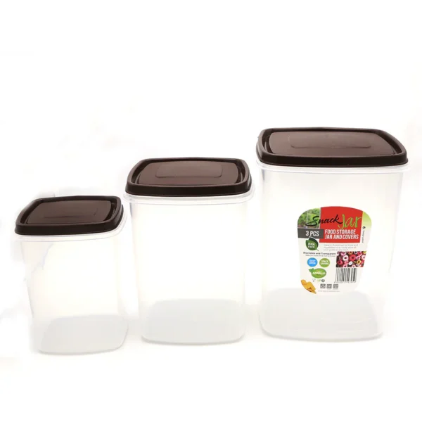 1 pcs Multi-Purpose Air-Tight Crunch Jar / Storage Container / Crunch Jar /Box / Storage Box Plastic(Random Colours)