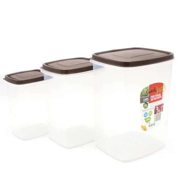 1 pcs Multi-Purpose Air-Tight Crunch Jar / Storage Container / Crunch Jar /Box / Storage Box Plastic(Random Colours) - Image 2