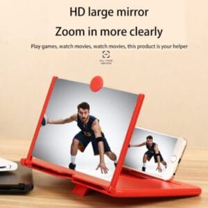 Universal Mobile Phone Screen Magnifier Stick Holder 3D HD Enlarged Screen Mobile Phone(8 inches)