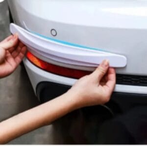 Car Bumper Protector Strip Guard Corner Protection Strips Scratch Auto car Anti Collision Car Corner Bumper (Color White)