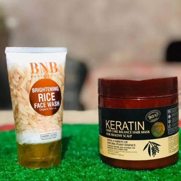 2 in 1 Keratin Mask & BNB Facewash Deal - Image 2