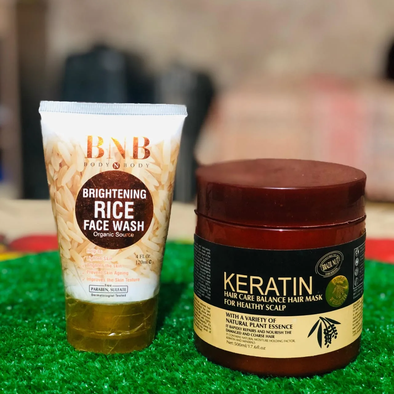 2 in 1 Keratin Mask & BNB Facewash Deal