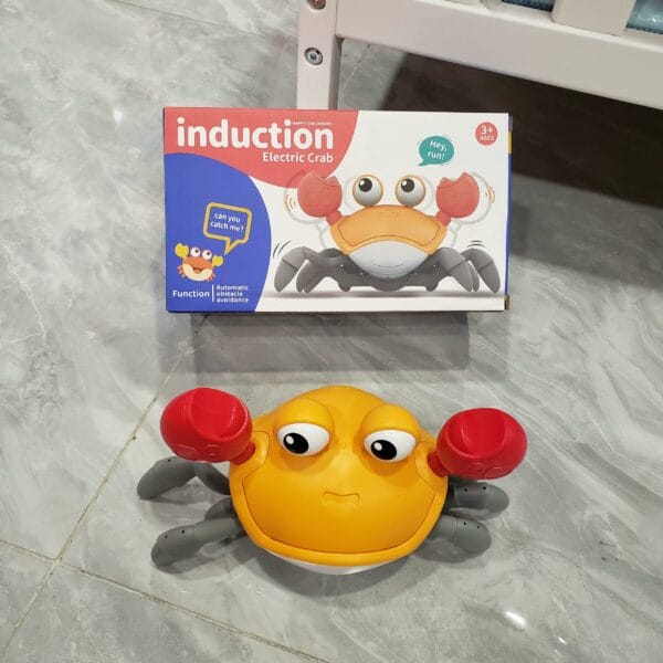 Crawling Crab Musical Toy With Infrared Sensors (random Color)